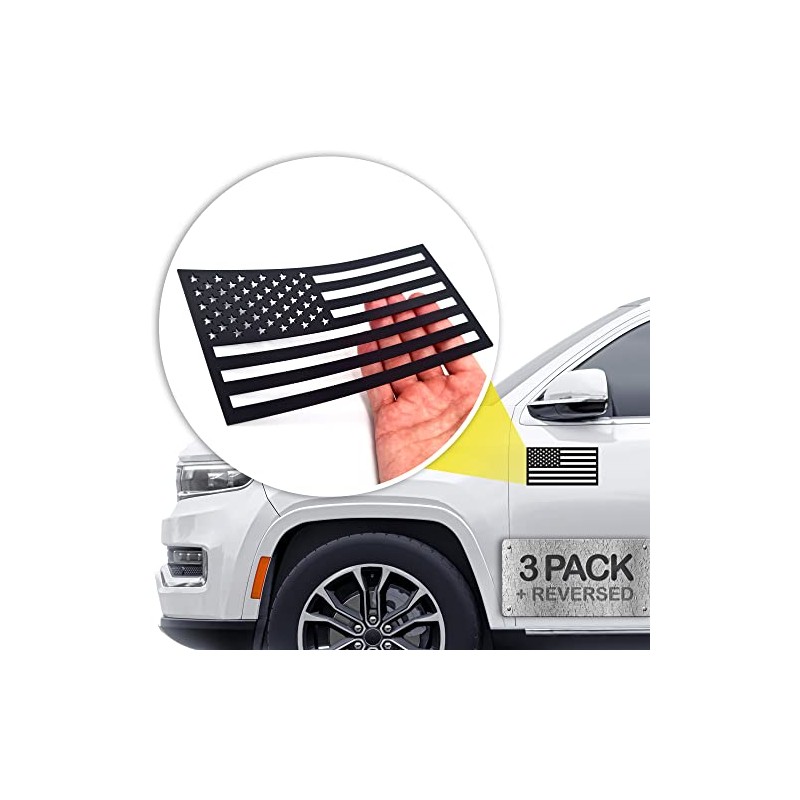 Premium American Flag Magnets for Trucks and Cars (3 Pack)