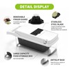 Potato Shredder for Hash Browns, 22-Piece Veggie Cutter with 14