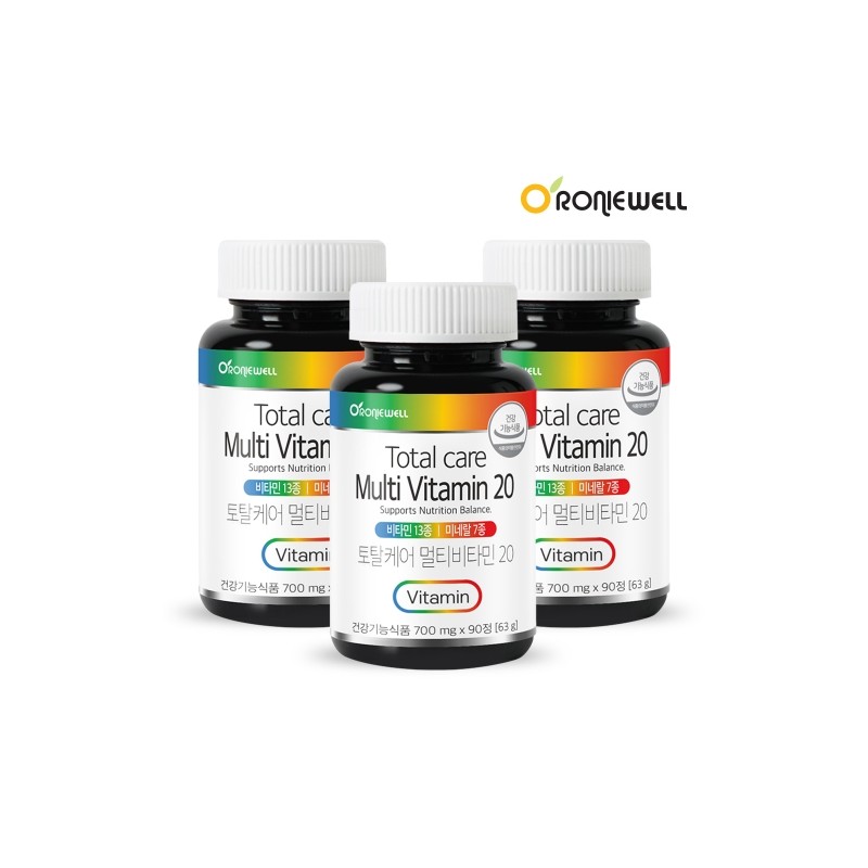 Roniwell Total Care Multivitamin 20 (700mg x 90 Tablets) /