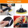 sourcing map 4 Inch Hook and Loop Sanding Disc Pads