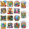 CHNVICK 12 PCS Teacher Appreciation UV DTF Stickers for Mugs