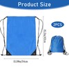 Sliverdew 2 Pcs Blue Drawstring Backpack - Sports Cinch Sack,