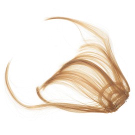 Ipetboom 2pcs Hair Clip Fake Fringe Hair Extensions for Women Easy to Wear Lightweight Comfortable for Daily Use and Special Events