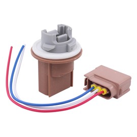 ApplianPar 2Pcs Tail Light Lamp Socket and Wiring Harness for Focus Fusion Escape Explorer Fiesta Flex Mustang F150 F250 F350 F450 F550 Super Duty MKZ Navigator