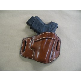 Azula Gun Holsters Taurus G2 Millenium 9mm OWB Leather 2 Slot Molded Pancake Belt Holster CCW TAN RH