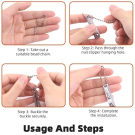 Jumbarre Catena a sfere da 6 m, in acciaio inox, 3 colori, con 21 connettori abbinati, catena a sfere per la creazione di gioielli fai da te, collane, bracciali, portachiavi