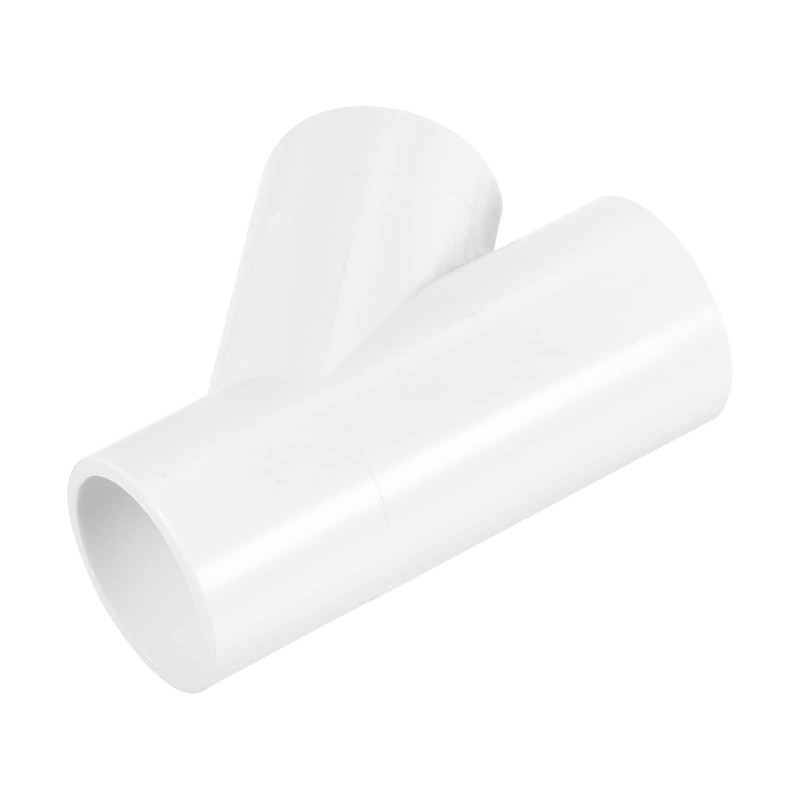 PATIKIL 25mm PVC Pipe Fittings, 3 Pack 3 Way 45