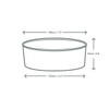 Vegware Compostable 32oz PLA Lined Paper Food Bowls, Case of