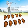 10pcs Golf Iron Covers Set with Numbers Waterproof Golf Head
