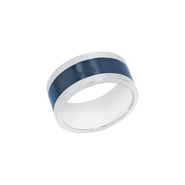 JOOP! 2027720 Men's Ring Stainless Steel Bicolour Comes in Jewellery Gift Box, Stainless Steel, No Gemstone