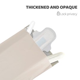 GWZiehory Sanitary Napkin Disposal Bags,100 Pcs Feminine Hygiene Disposal Bags,Sealable and Prevents Odours,Women Tampon Disposal Bags, Disposal for Tampons,Liners,and Pads (Apricot color)