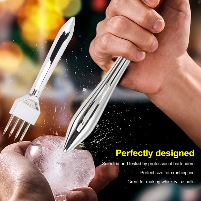 Ice Chipper Professional Manual Full Metal Food Grade Ice Crusher