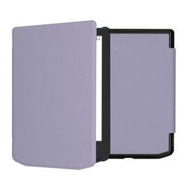 kwmobile Flip Case Compatible with Pocketbook Verse/Verse Pro/Verse Color/Vivlio Light/Light HD Case - Faux Leather eReader Case - Cover - Lavender