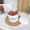AuldHome Design Potatoes, Onions and Garlic Canister Set; Rustic White