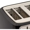 Select Brands Toastmaster 4-Slice Cool Touch Toaster, Black with Stainless