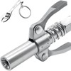 Double Handle Quick Lock Release Grease Gun Coupler, Grease Tips