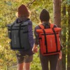 Haimont Rolltop Backpack Commuter Carry on Backpack for Women Men