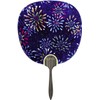 Shiomi Uchiwa Fan Fireworks 9.4 x 14.6 inches (24 x 37 cm) 2709