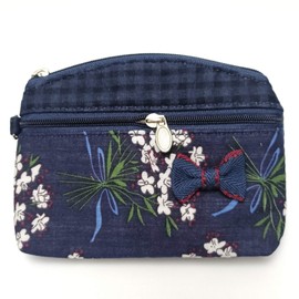 YHmyok - cartera para mujer, Azul oscuro, 4.3*5.5
