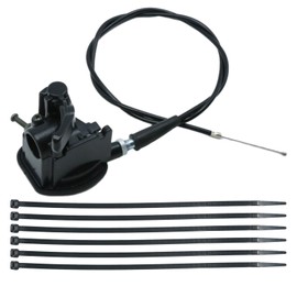 Anxingo 4KB-26250-11-00 Thumb Throttle Assembly with Throttle Cable, Replacement for Yamaha Raptor 350 660 700 P TT03, Replaces 4WV-26250-11-00
