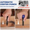 WORKPRO 2PCS Automatic Center Punch with an Extra Replacement Tip,