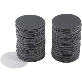TOP-VIGOR 100Pcs 50mm Wet and Dry Sanding Discs, 800 Grit 2 Inch Hook and Loop Sandpaper Electrostatic Sand Planting Silicon Carbide Sanding Discs
