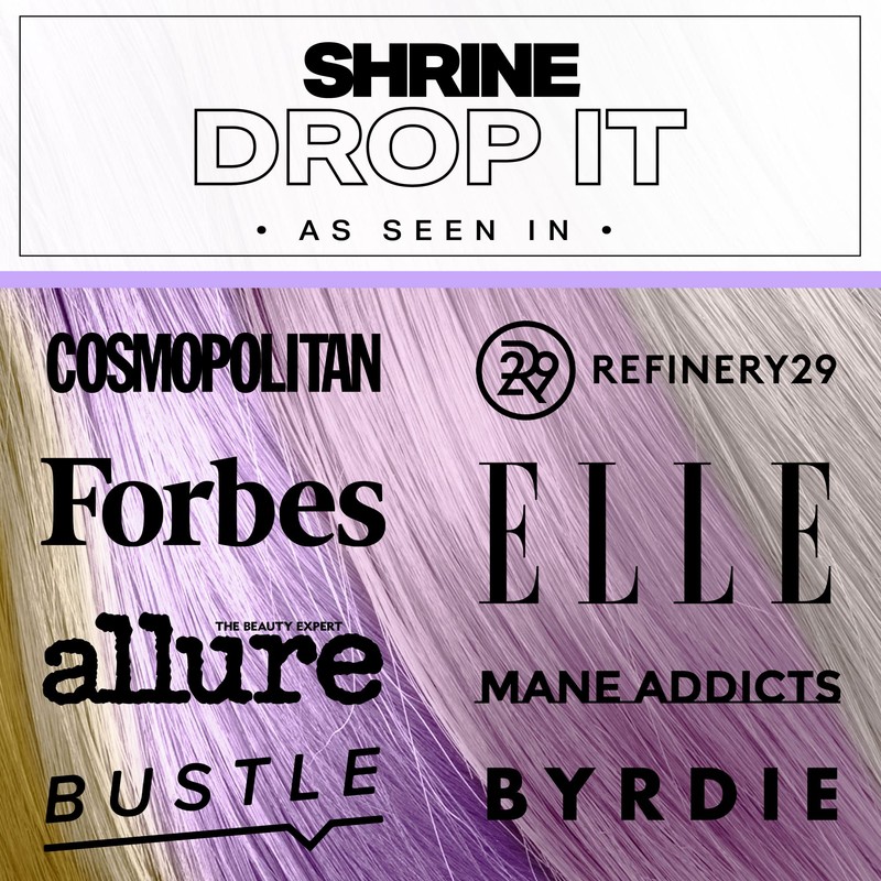 SHRINE Drop It ASH BLONDE Toner Drops | Damage-Free Colouring