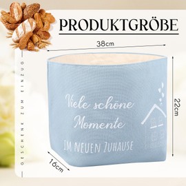 Xuniea Bread Basket Many Beautiful Moments in the New Home, Many Beautiful Moments Gift for Moving Out or Moving Out Bread Basket Housewarming Gift Bread Bag Gift Idea for Housewarming Bread Basket