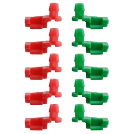 HERCOO Tailgate Handle Rod Clip Tail Gate Assembly Door Lock Retainer Clips Compatible with 1999-2007 Chevy Silverado GMC Sierra for 88981030 88981031