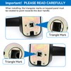 Gertrdti Keyless Entry Handle Set, Stainless Steel Keypad Front Door