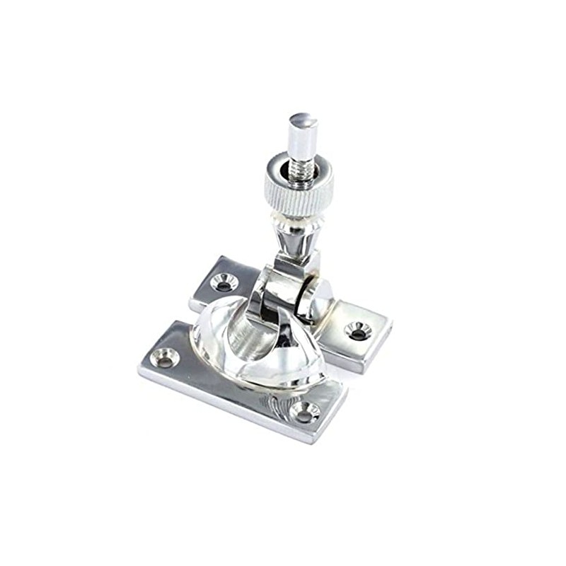 Merriway BH05754 Brighton Style Screw Down Sash Window Fastener Lock-Polished