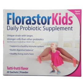 Biocodex Florastor Kids Probiotic Sachets, 20 Count
