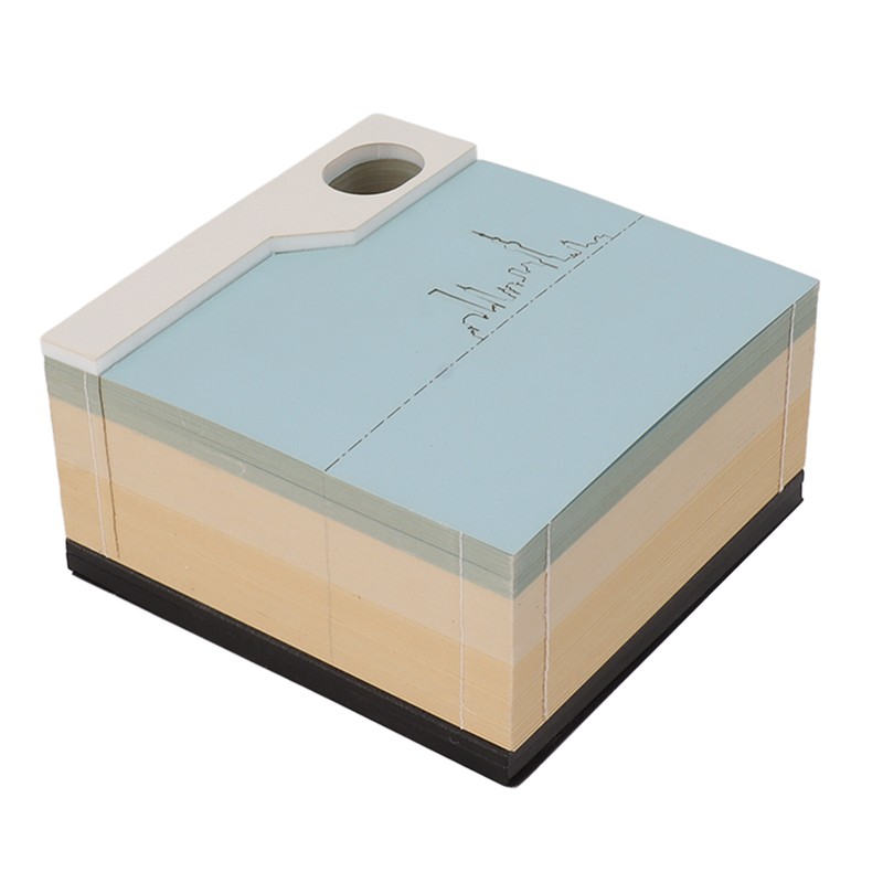 3D Memo Pad Sticky Notes Paper Craft DIY Home Decoration