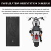 AC-MTORC PU Leather Gas Tank Panel Bib for Harley Dyna