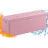 ENGPOW Fireproof Storage Ottoman, Folding Storage Bench with Lock(15”x 43”x15”),