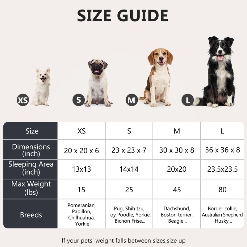 MIXJOY Orthopedic Dog Bed Comfortable Donut Cuddler Round Pet Beds