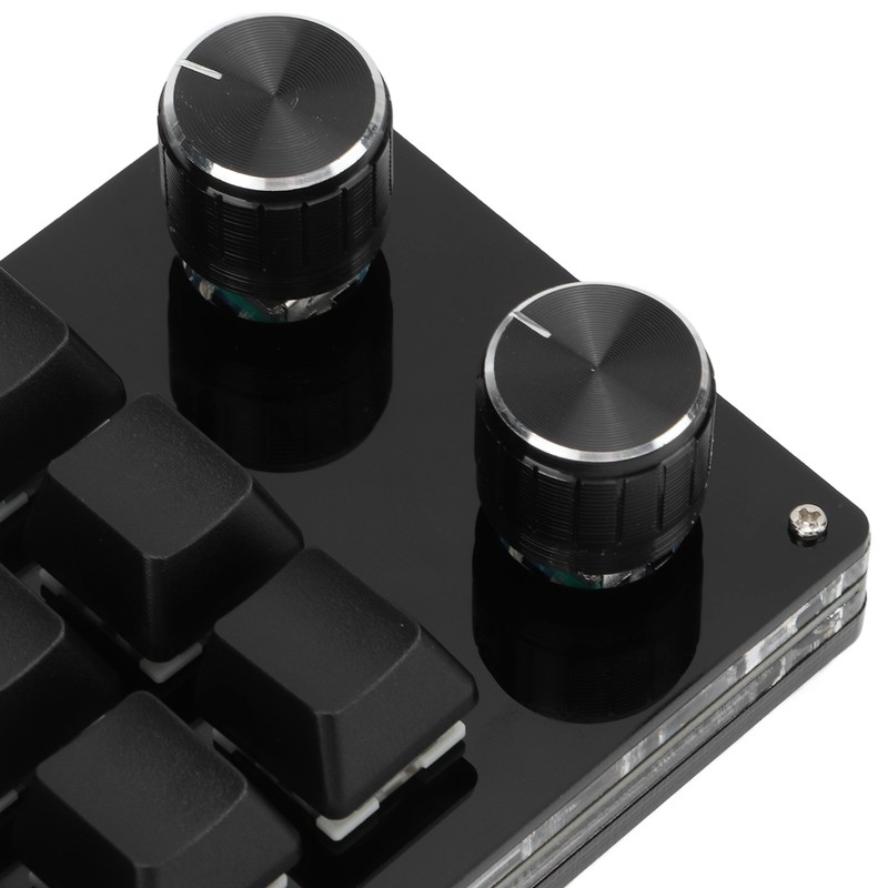 One Handed Macro Mechanical Keyboard 12 Key Multifunction DIY Programmable