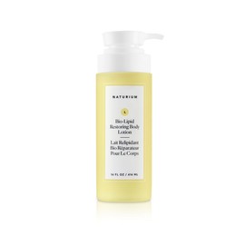 Naturium Bio-Lipid Restoring Moisturising Body Lotion with Shea Butter, Fragrance Free | 14 FL OZ /414 ML