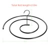 FlyNautics 2Pack Spiral Sheet Hanger Steel Clothes Drying Rack Space