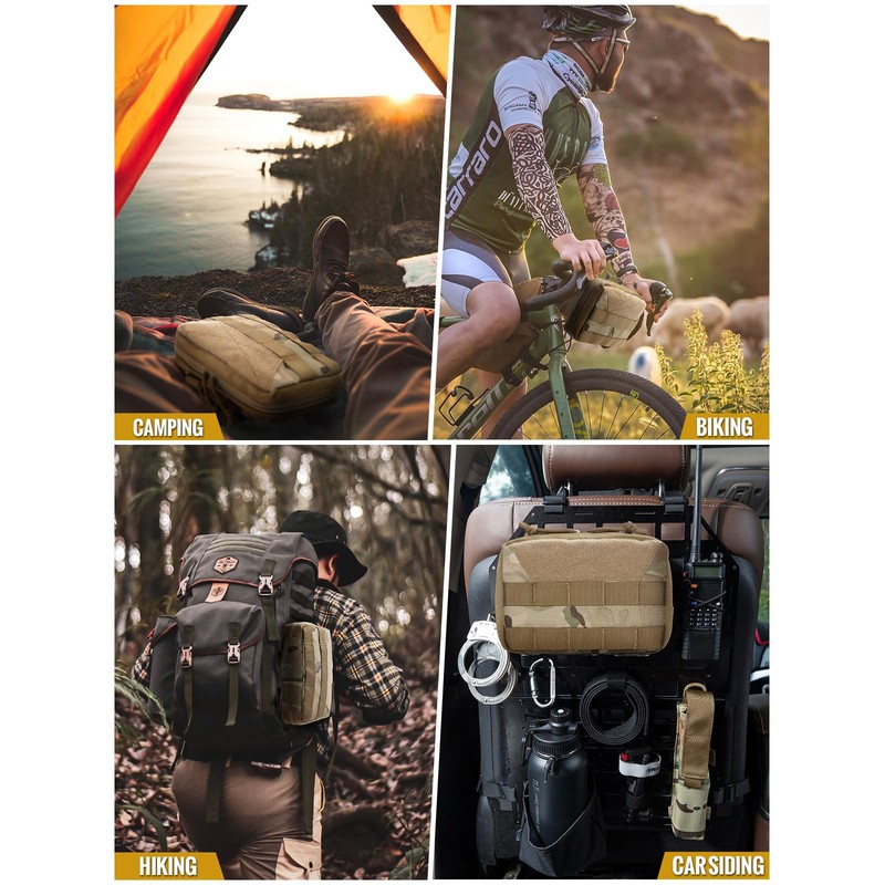 OneTigris MOLLE Pouch, Tactical Admin Pouch Belt EDC Tool Organizer