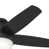 Hunter Fan 48 Inch Black Ceiling Fan with LED Light
