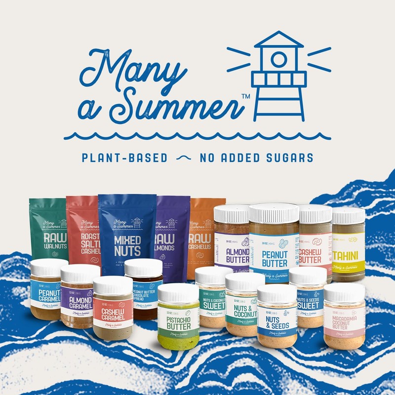 Many a Summer Mixed Nuts - Cashews, Pecans, Almonds, and