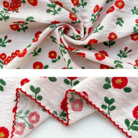 APIGANIZ 21"x21" Cotton Bandana for Women, Super Soft Textured Fabric, Kerchief, Neck Scarf for Women, All-Occasion Gift - P05C2