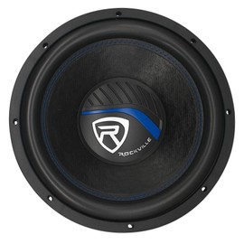 Rockville K5 W12K5S4 1400W Peak 350W RMS 12-Inch Car Audio Subwoofer, 4 Ohm, Deep Bass, High Power Handling, Durable Build, for Car Audio Enthusiasts