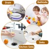 Arcimatto Bathtub Drain Stoppers, 4 Pieces Rubber Sink Stopper Set