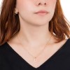 Ametrinaa Dije Inicial / Letra D Mini Con Zirconia Chapa