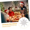 Homoyoyo 3pcs Christmas Shades Folding Paper Hanging Decorations for Warm