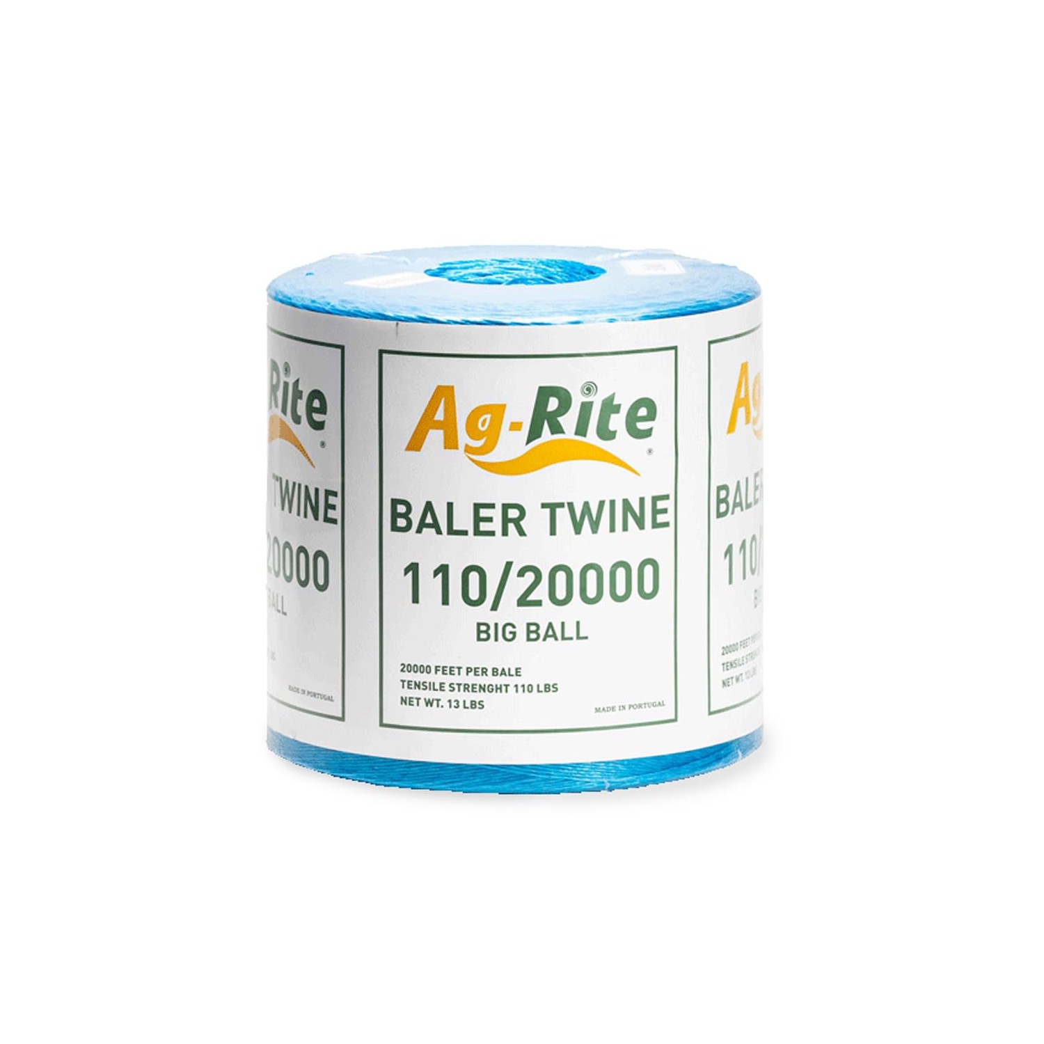 Ag-Rite Baling Twine, Poly Propylene 110 Pound Knot Strength and 20,000 ...