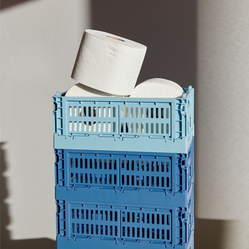 HAY Colour Crate 541454 - Trasportino S in polipropilene riciclato,