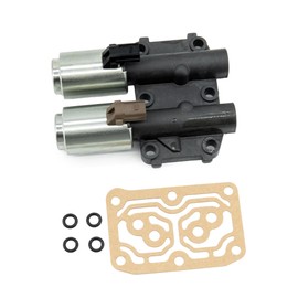 ALEJEKNA 28260-R90-004 Transmission Dual Linear Shift Solenoid with Gasket Compatible with Honda 2012-2014 CR-V 2013-2014 Acura ILX